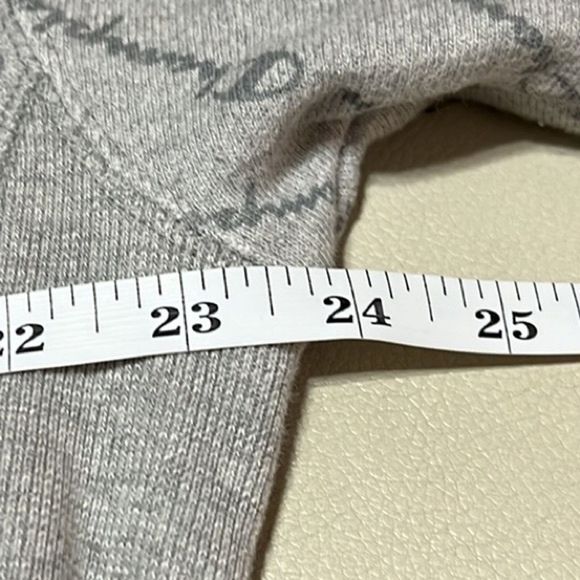 Champion Reverse Weave All Over Script Print Crew Neck Sweatshirt Size: XL - Picture 6 of 8